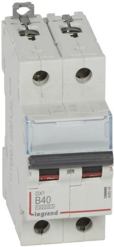 Выключатель автоматический Legrand DX3-E 10000 2п 40А B 16кА фото Выключатель автоматический Legrand DX3-E 10000 2п 40А B 16кА картинка